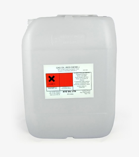 Red Diesel 20 Litre Rye Oil Limited