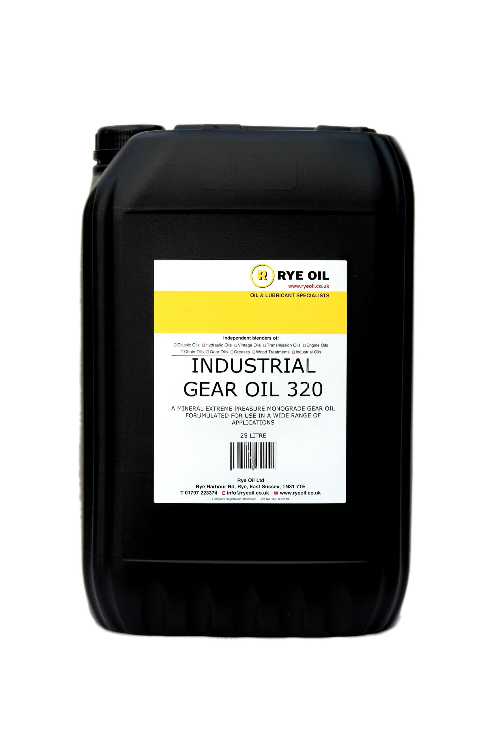 Industrial Gear Oil 320 Rye Oil Limited